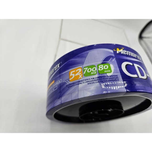 30 Memorex CD-R write up to 52x 700MB 80 min Recordable Discs Music Data NEW - Picture 5 of 7